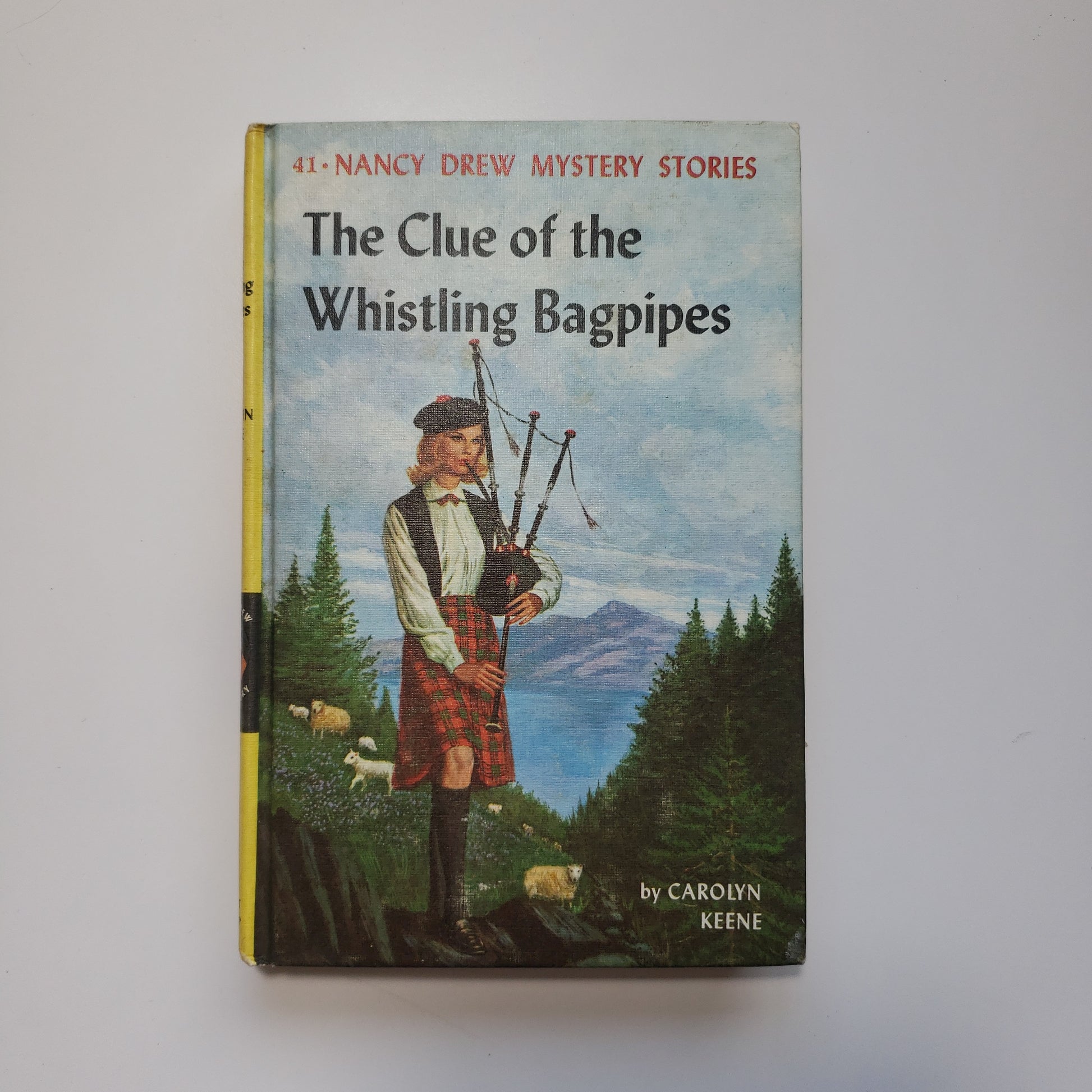 1964 Nancy Drew #41 - The Clue of the Whistling Bagpipes-Red Barn Collections