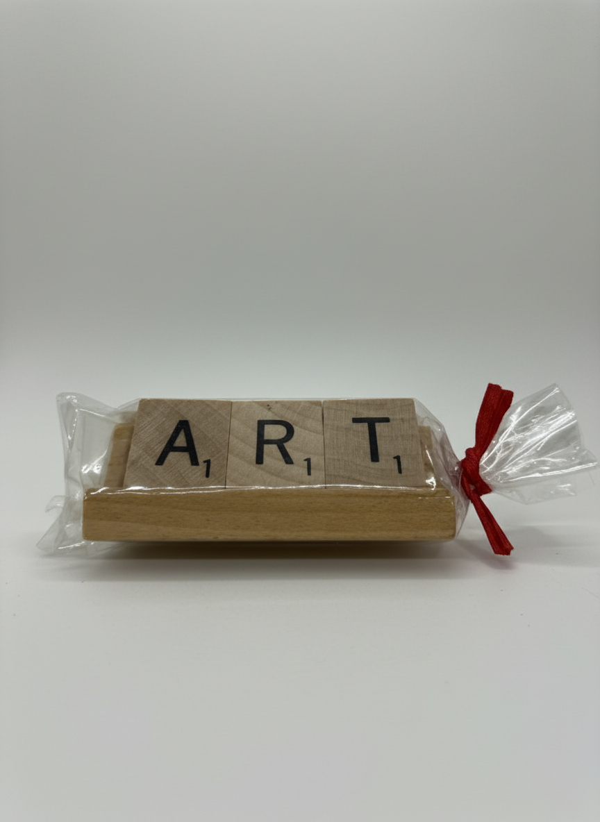ART Scrabble Ornament-Red Barn Collections