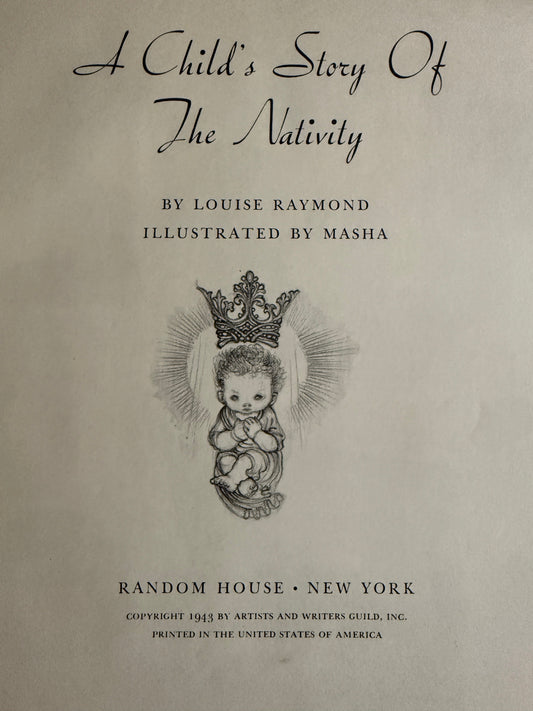 A Child’s Story of the Nativity 1943-Red Barn Collections