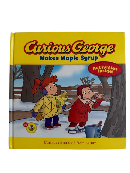 Curious George Makes Maple Syrup Book Journal-Red Barn Collections