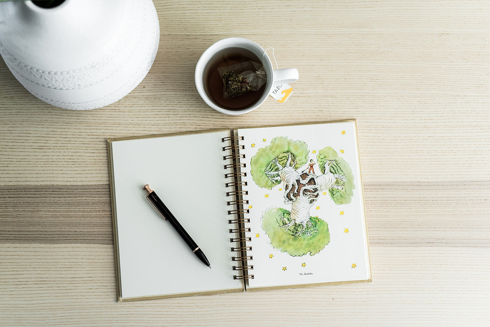The classic Little Prince book has been made into a journal. The entire story is included with new journal pages. Handmade by Red Barn Collections. Creating journals and notebooks for all of life's moments