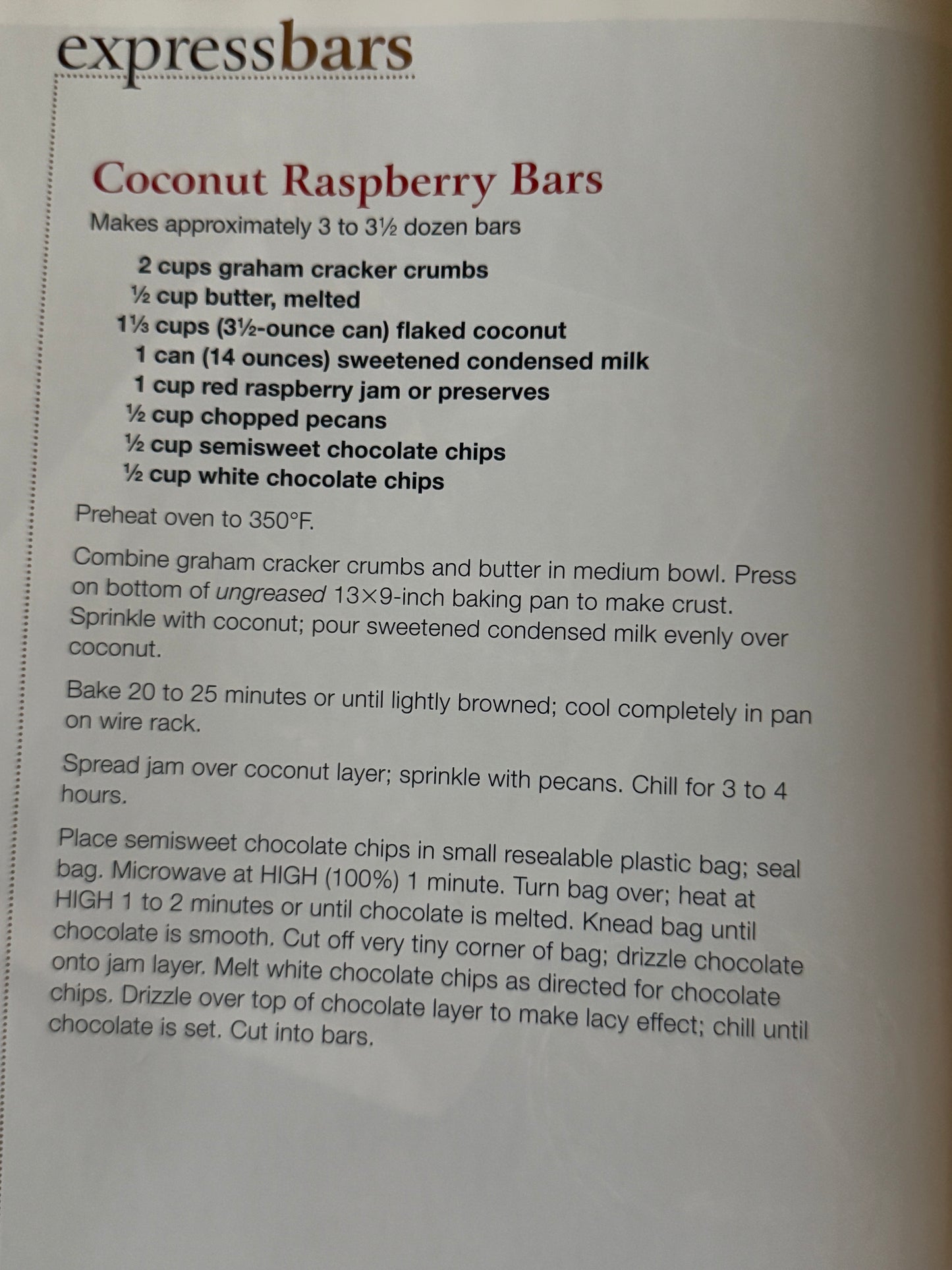 Easy-to-Bake Recipes Journal - 2002 Vintage Cookbook Edition-Red Barn Collections