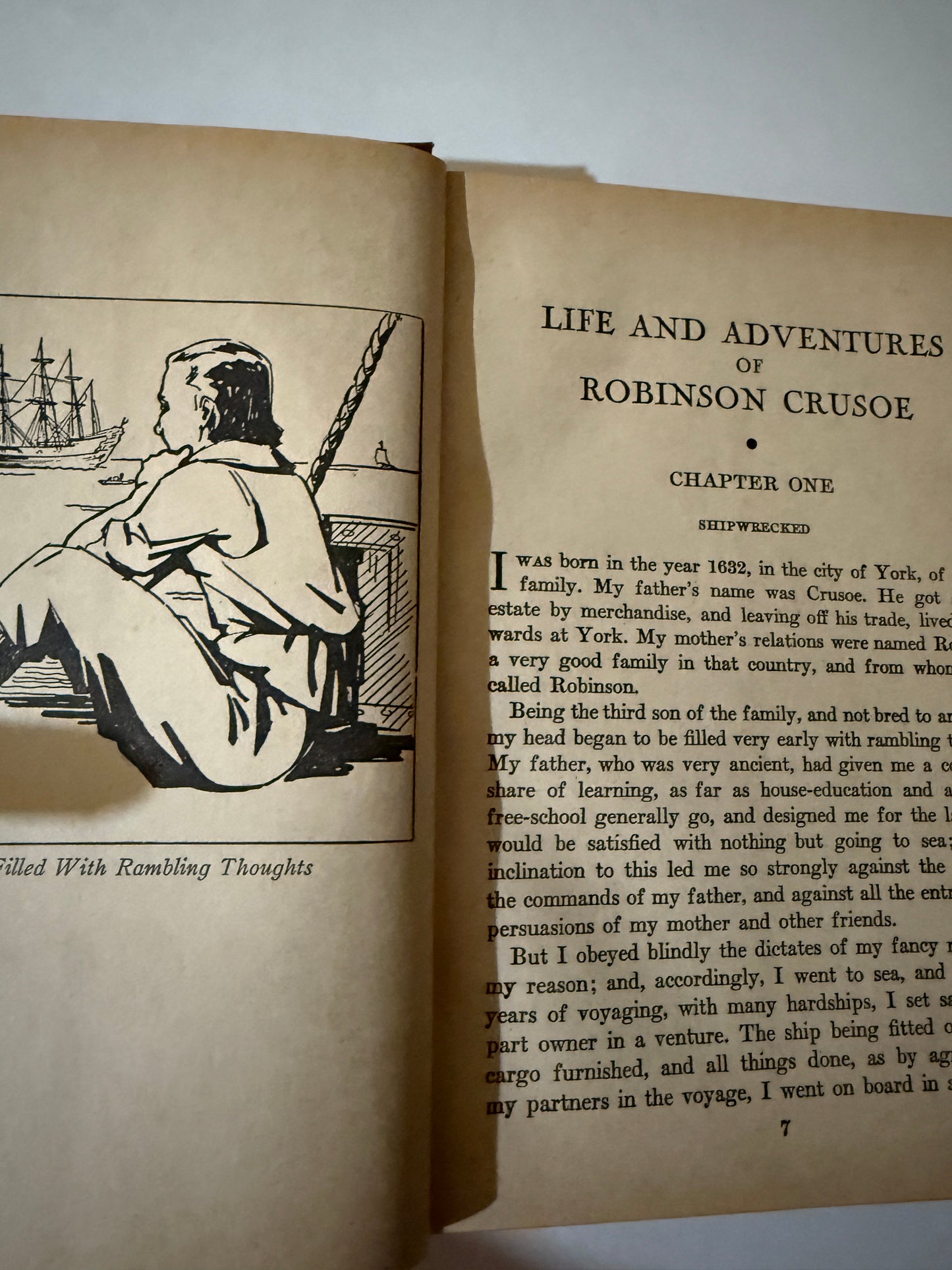 Robinson Crusoe 1955 Book Journal-Red Barn Collections