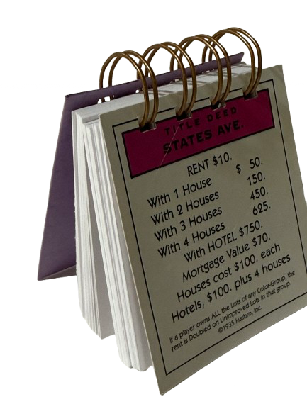 States Ave Monopoly Mini Journal-Red Barn Collections