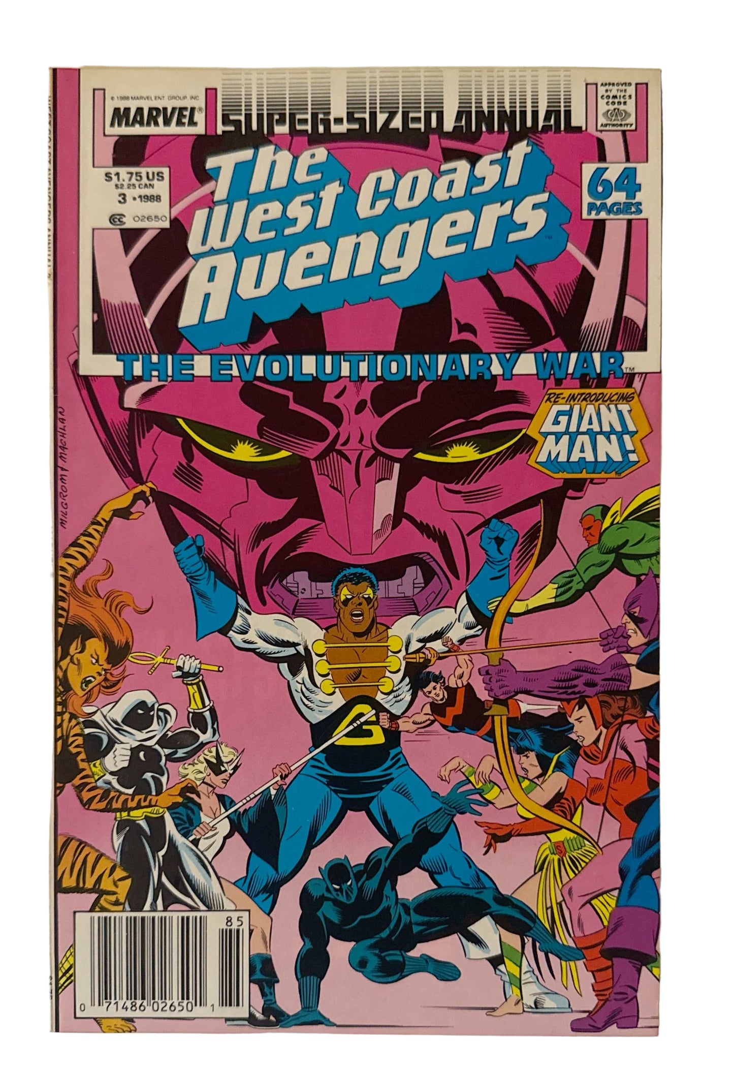 The West Coast Avengers - The Evolutionary War (1988)-Red Barn Collections