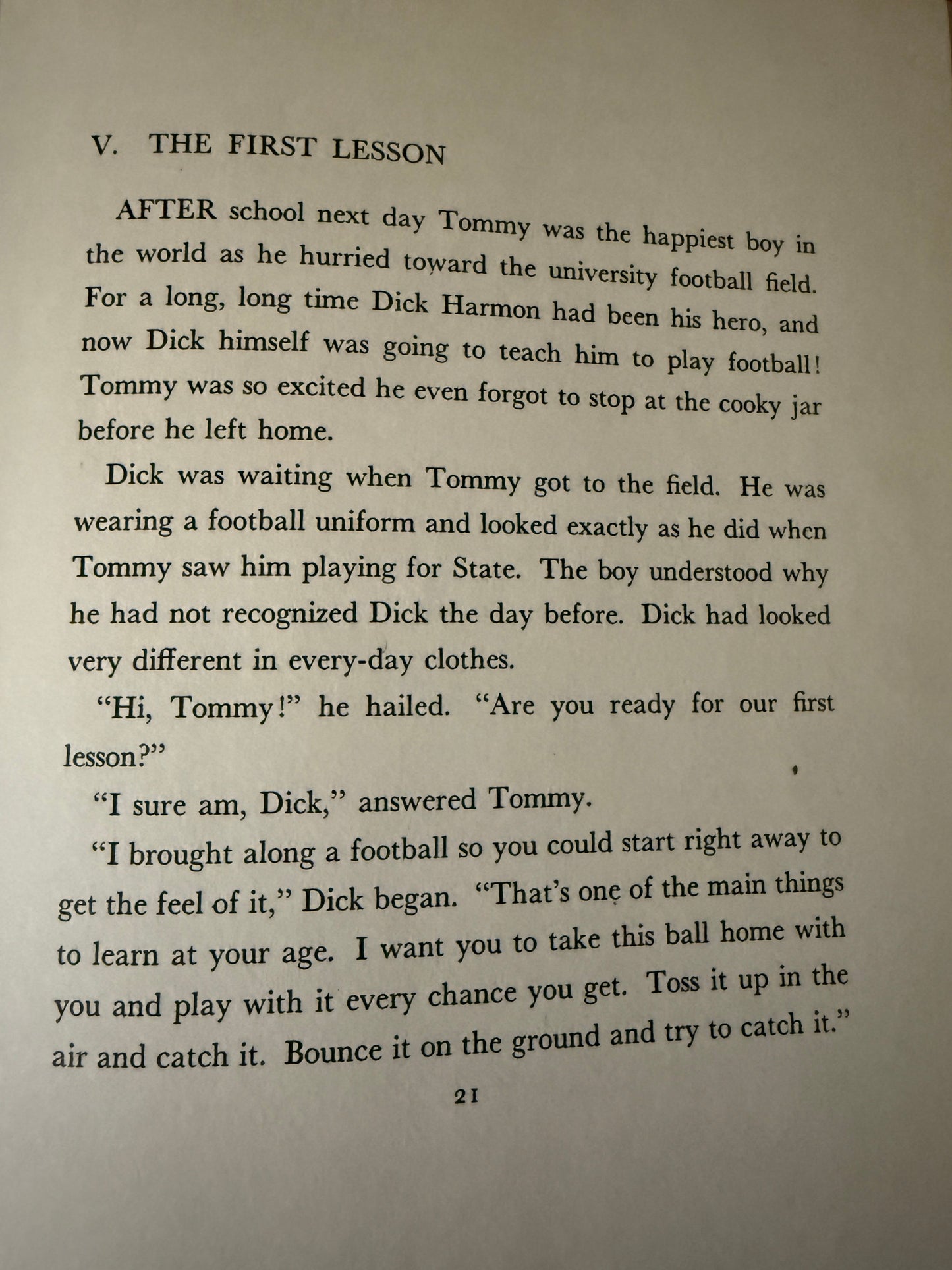 Tommy Carries the Ball - 1940-Red Barn Collections