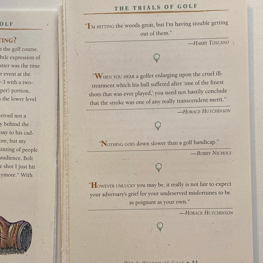 Wit & Wisdom of Golf-Red Barn Collections