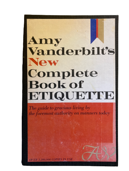 Amy Vanderbilt's Complete Book of Etiquette-Red Barn Collections