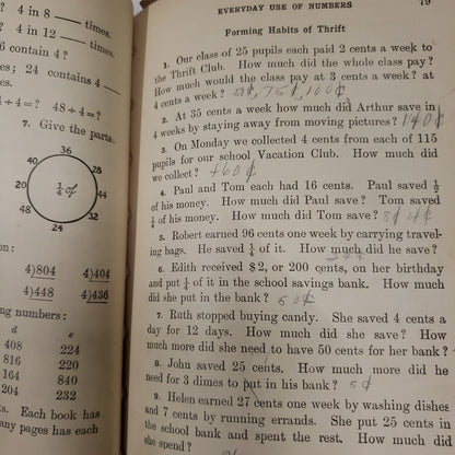 1919 Hamilton's Essentials of Arithmetic-Red Barn Collections