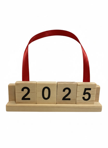 2025 Scrabble Ornament-Red Barn Collections