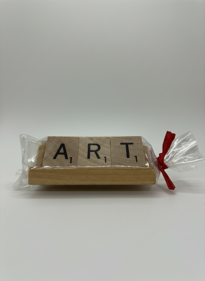 ART Scrabble Ornament-Red Barn Collections