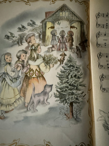 A Child's Book of Christmas Carols ~1942-Red Barn Collections
