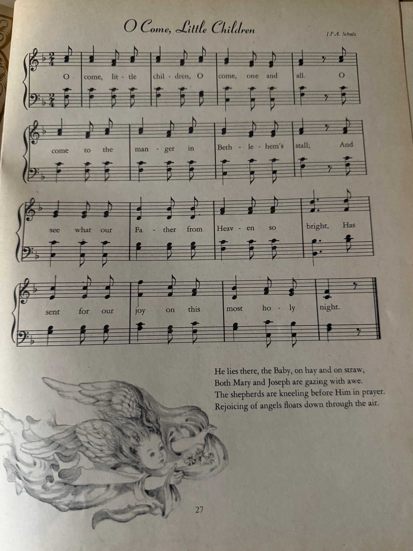 A Child's Book of Christmas Carols ~1942-Red Barn Collections