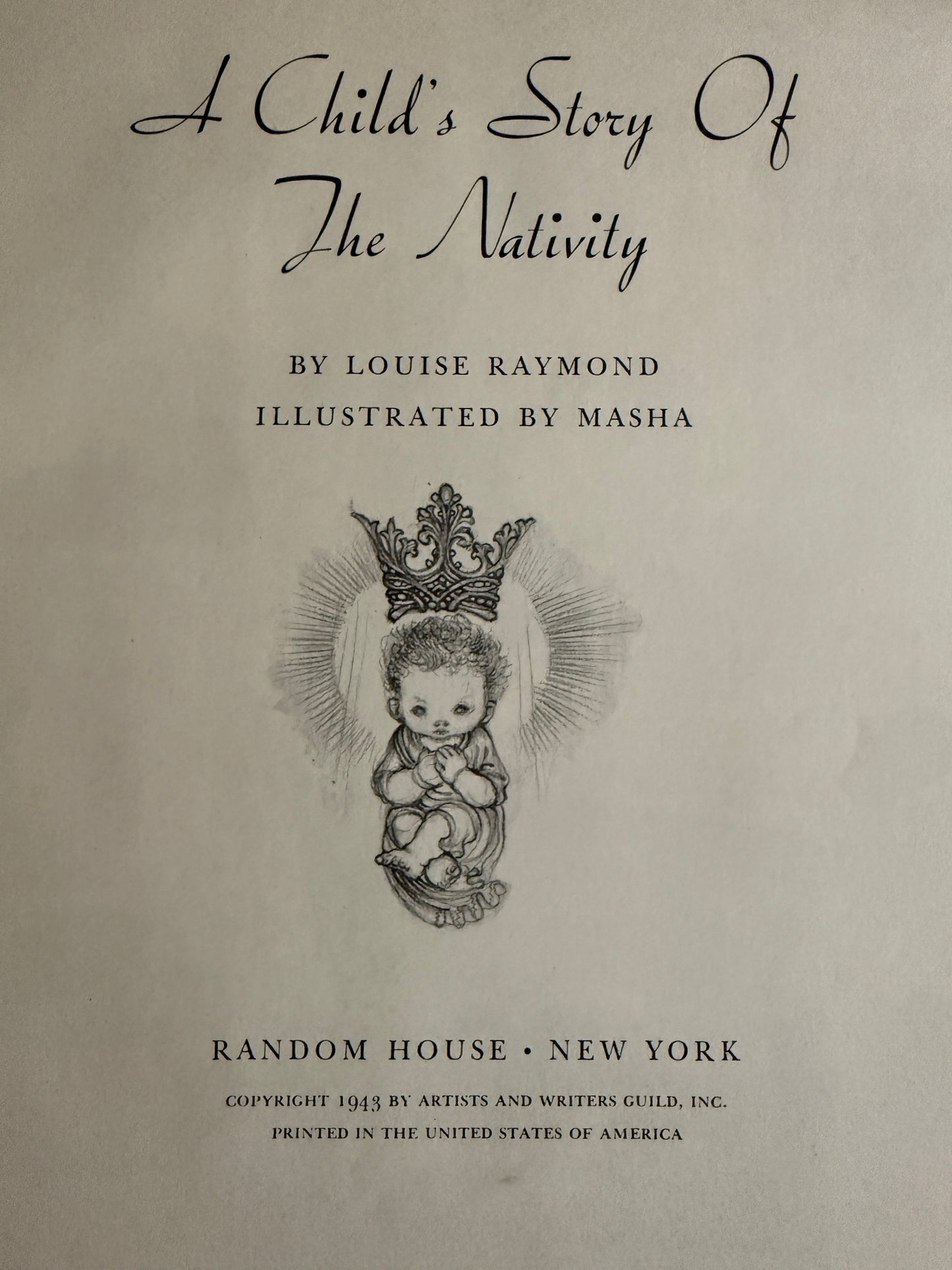 A Child’s Story of the Nativity 1943-Red Barn Collections