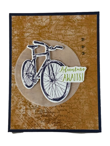 Adventure Awaits — Handcrafted Vermont Card by Anne-Red Barn Collections