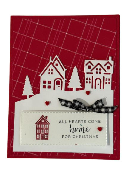All Hearts Come Home — Handcrafted Vermont Christmas Card by Anne-Red Barn Collections