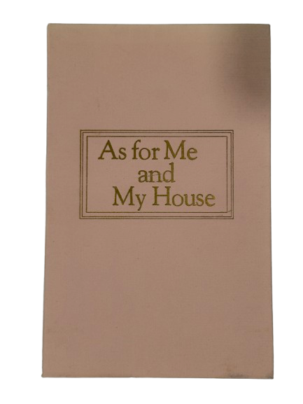 As For Me and My House (Cover Only)-Red Barn Collections