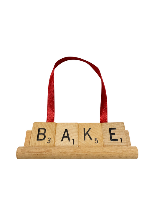 BAKE Scrabble Ornament-Red Barn Collections