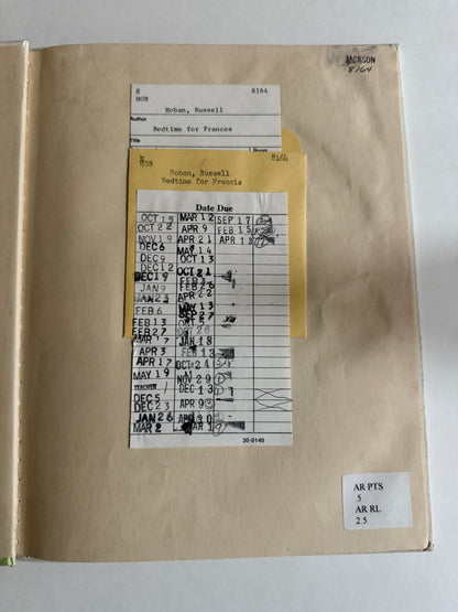 Bedtime For Frances - Library Copy-Red Barn Collections