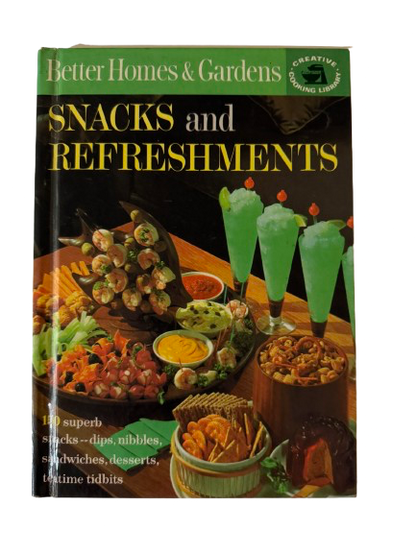 Better Homes & Gardens Snacks and Refreshments Journal | 1963-Red Barn Collections