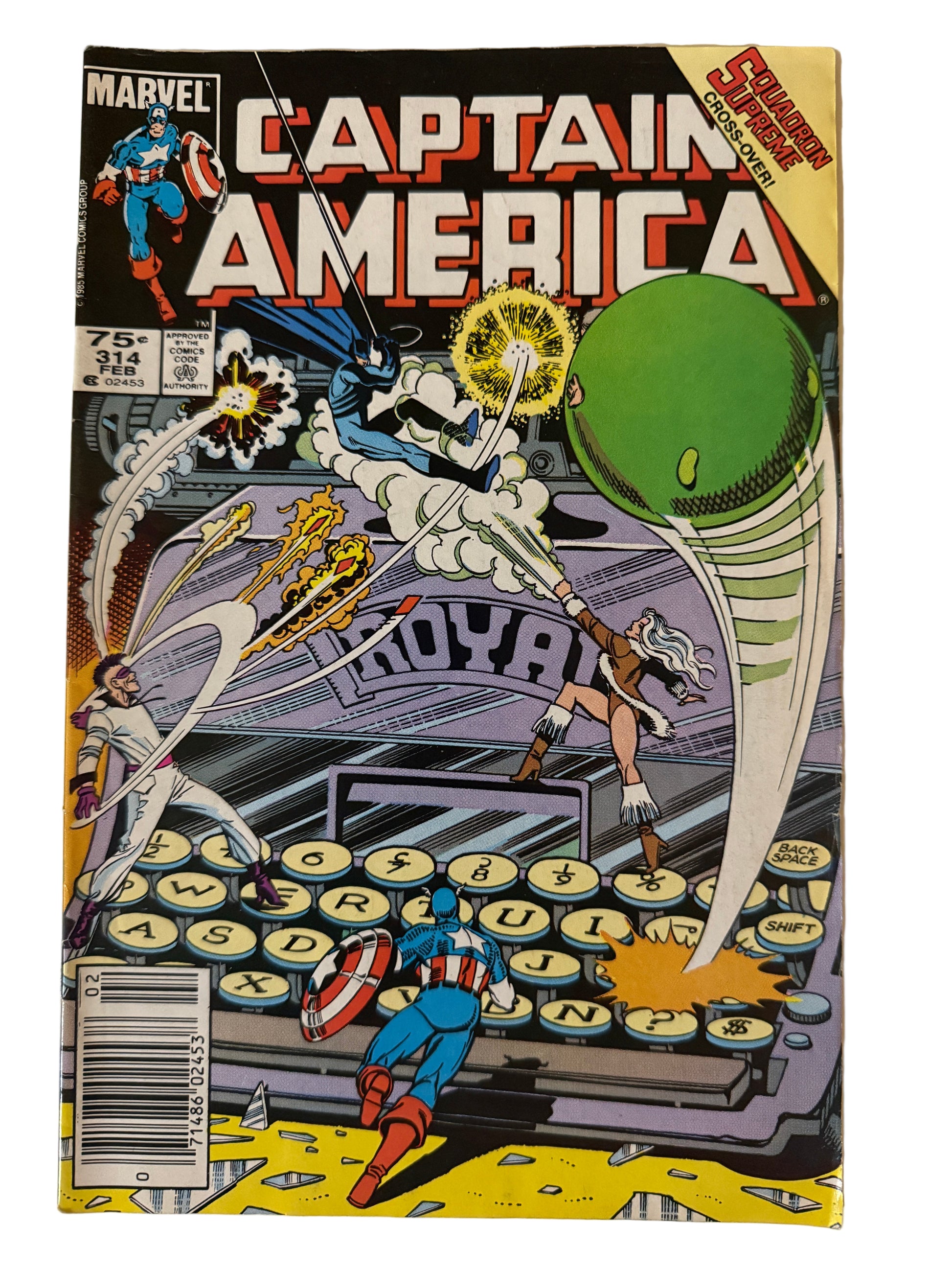 Captain America 314 Feb-Red Barn Collections