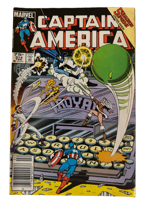 Captain America 314 Feb-Red Barn Collections