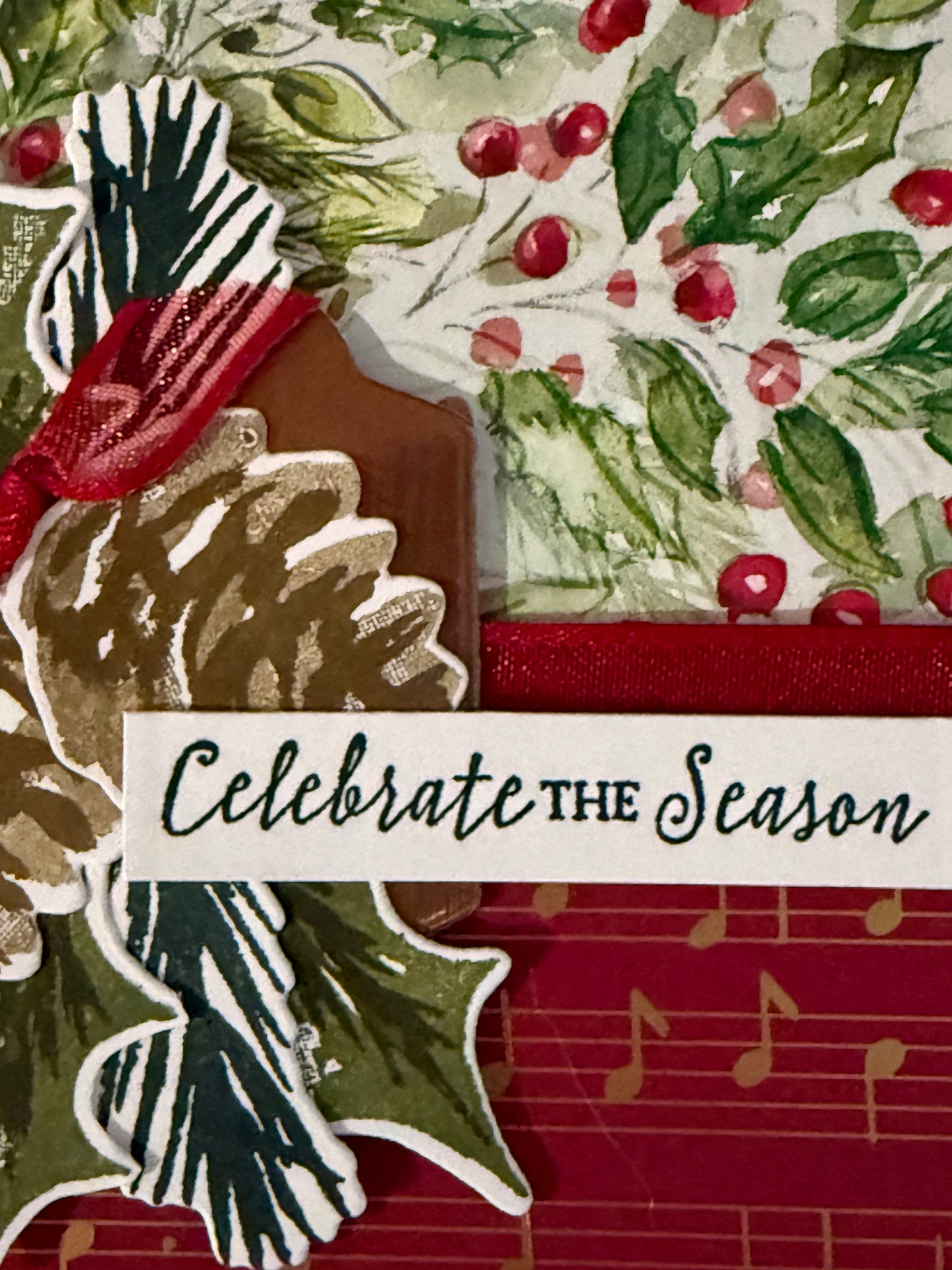 Celebrate the Season - Handmade Card by Anne-Red Barn Collections