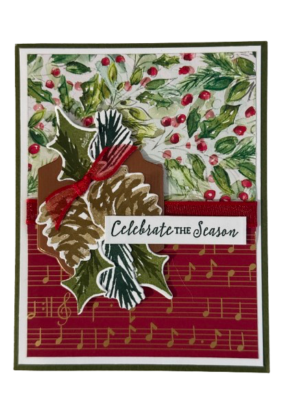 Celebrate the Season - Handmade Card by Anne-Red Barn Collections
