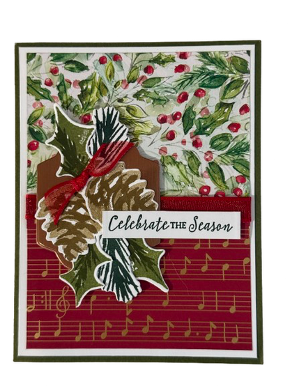 Celebrate the Season - Handmade Card by Anne-Red Barn Collections