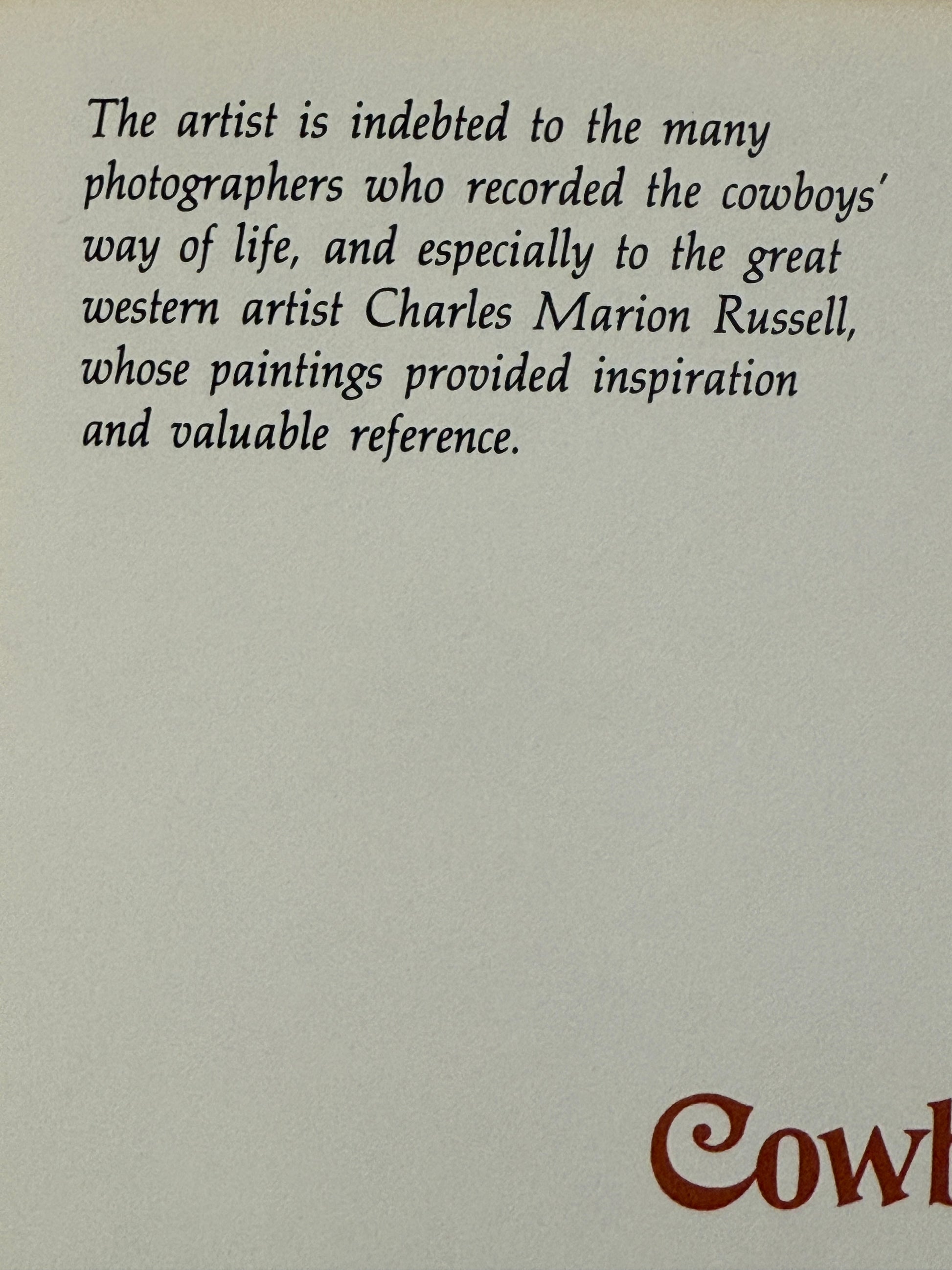 Cowboys (1978) – Handcrafted Book Journal-Red Barn Collections