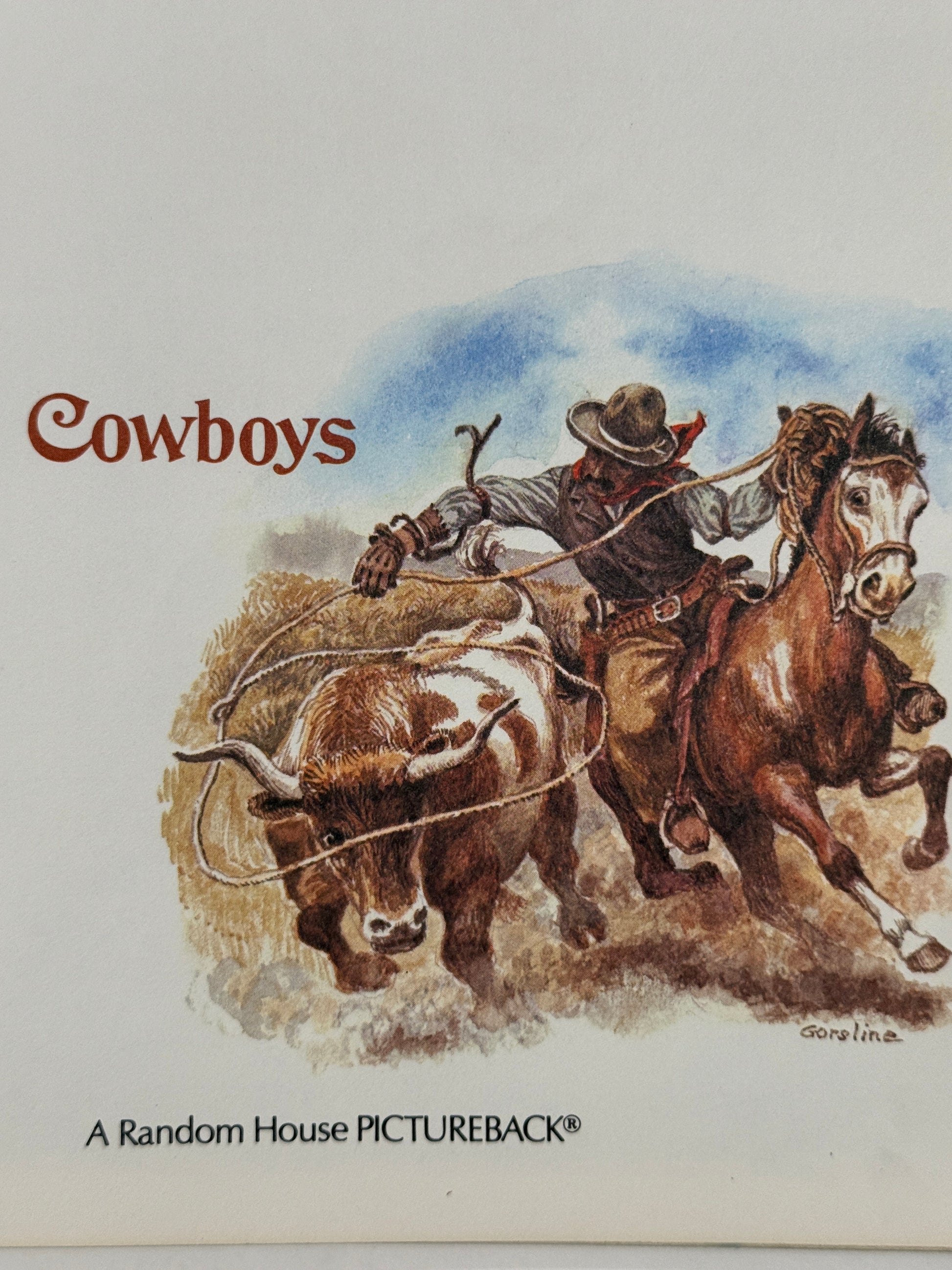 Cowboys (1978) – Handcrafted Book Journal-Red Barn Collections
