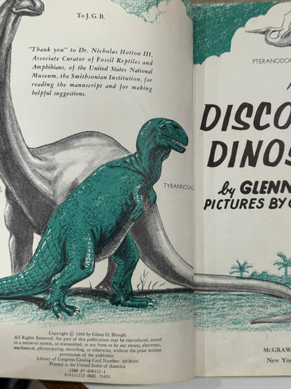 Discovering Dinosaurs (1960) – Handcrafted Book Journal-Red Barn Collections