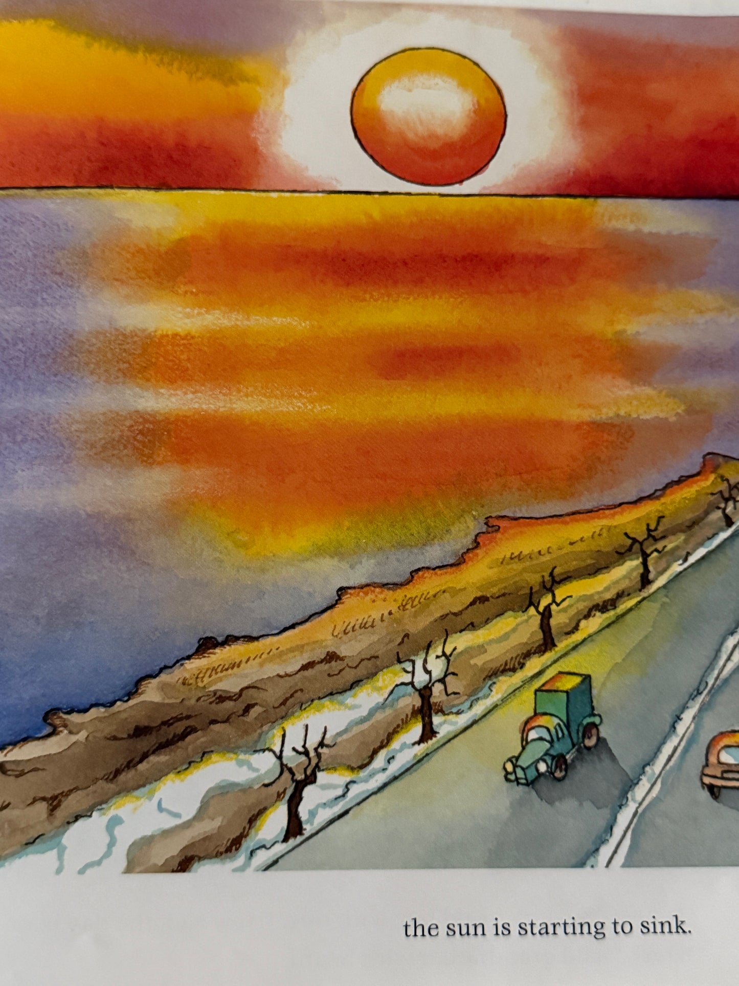 Dusk by Uri Shulevitz Handcrafted Journal (2013)-Red Barn Collections