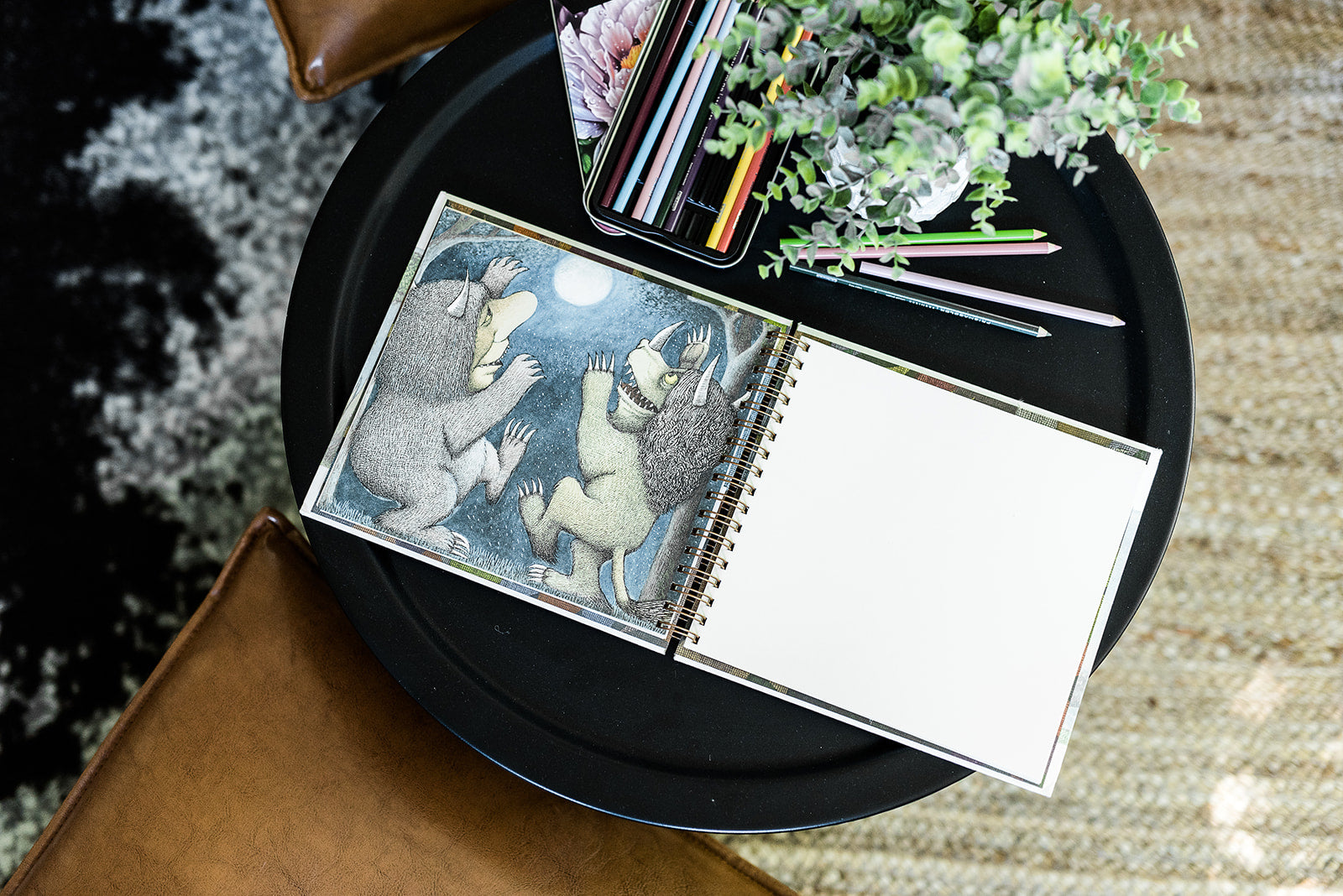 This is a journal made using an original Where The Wild Things Are book.  Our books are previously loved and Red Barn Collections handcrafts these literary treasures into thoughtful journals to be given as gifts or used for any occasion in ones life