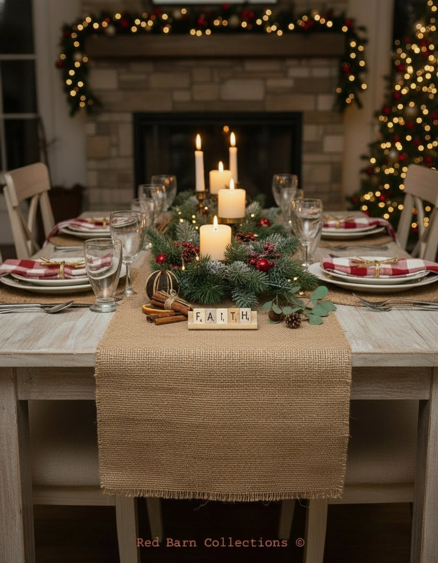 FAITH Scrabble Ornament-Red Barn Collections