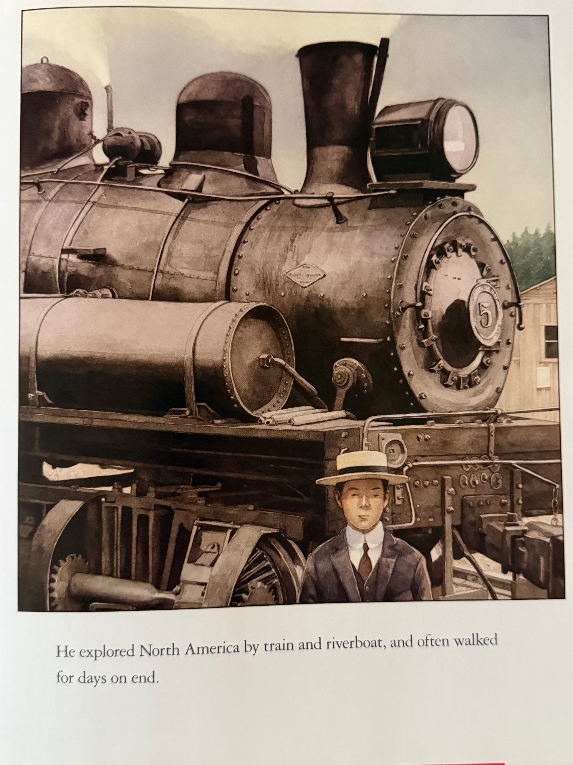 Grandfather’s Journey (1993) – Handcrafted Book Journal-Red Barn Collections