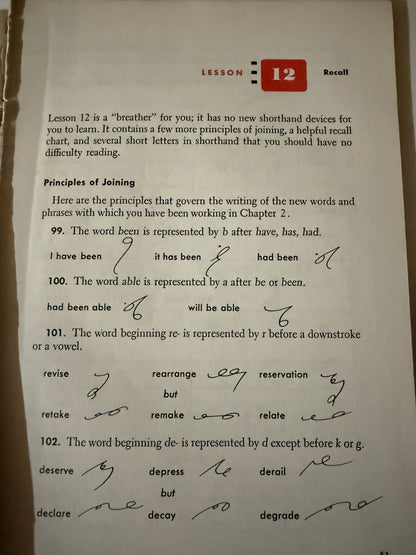 Gregg Shorthand Manuel-Red Barn Collections