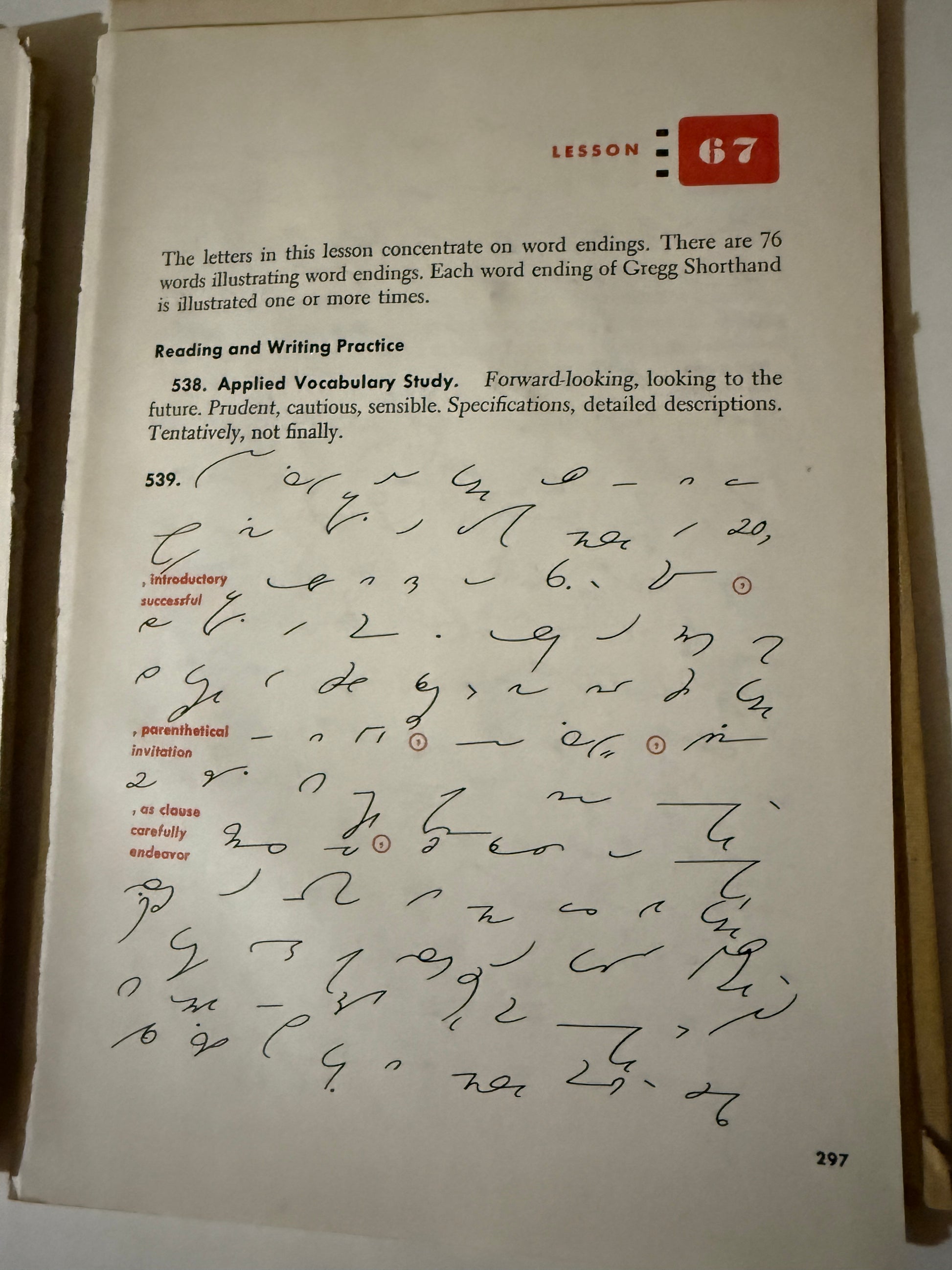 Gregg Shorthand Manuel-Red Barn Collections