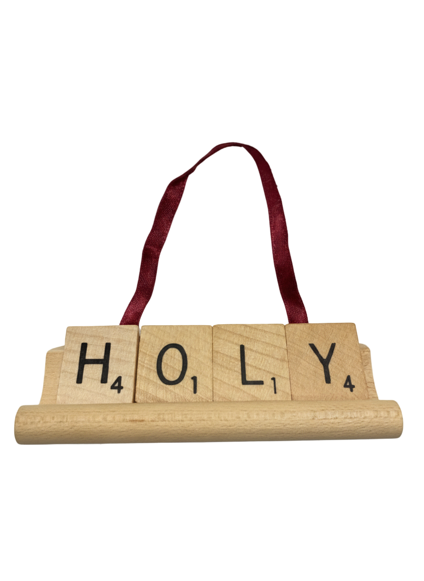 HOLY Scrabble Ornament-Red Barn Collections