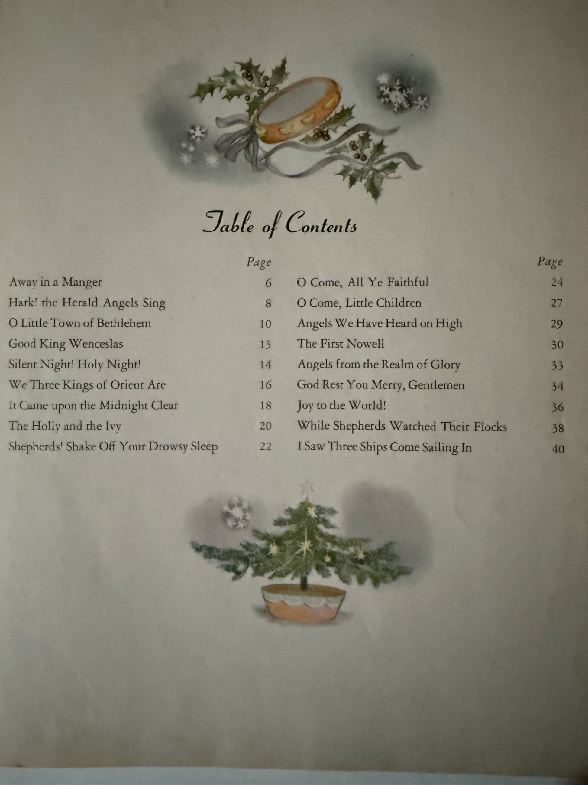 A Child's Book of Christmas Carols ~1942-Red Barn Collections