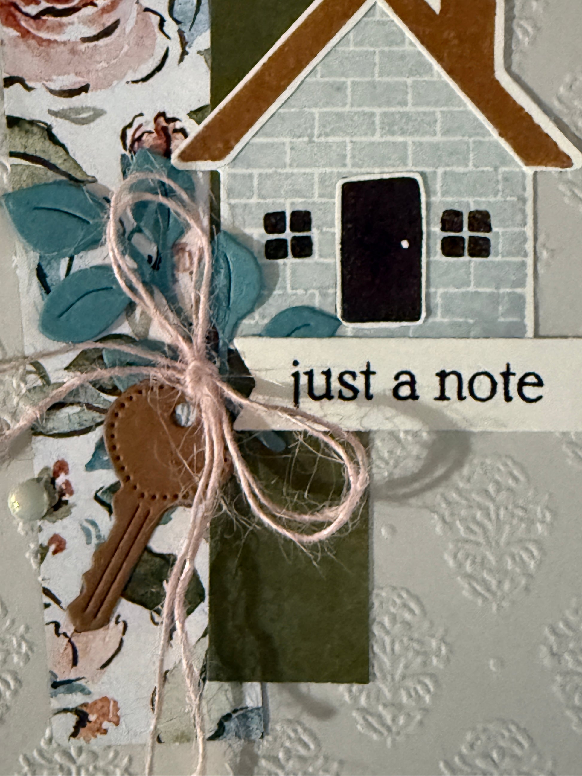 Just a Note - Handmade Card by Anne-Red Barn Collections