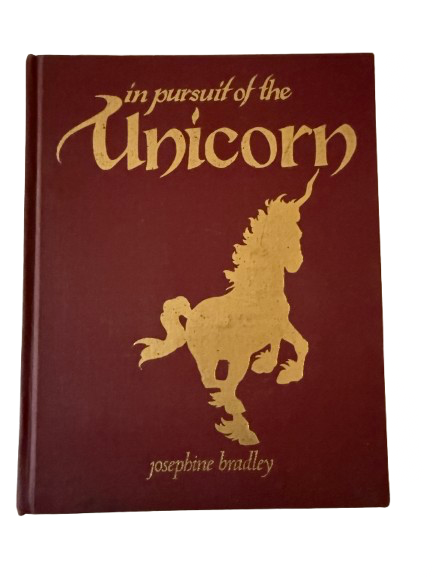 In Pursuit of the Unicorn – Handcrafted Vintage Journal (1981)-Red Barn Collections