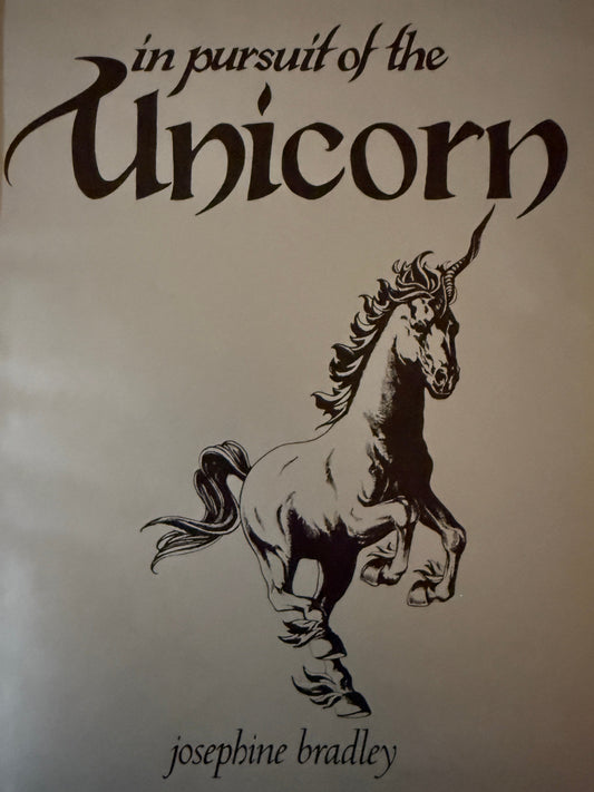 In Pursuit of the Unicorn – Handcrafted Vintage Journal (1981)-Red Barn Collections
