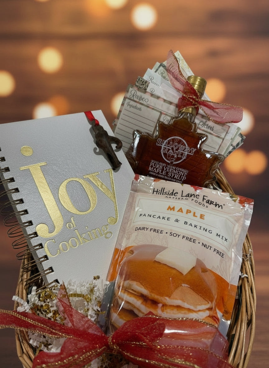 🍁 Joy of Cooking Gift Basket — Vermont Maple Edition🍁 (Copy)-Red Barn Collections
