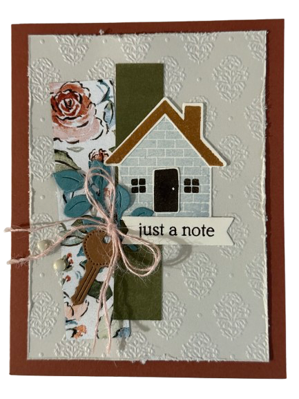 Just a Note - Handmade Card by Anne-Red Barn Collections