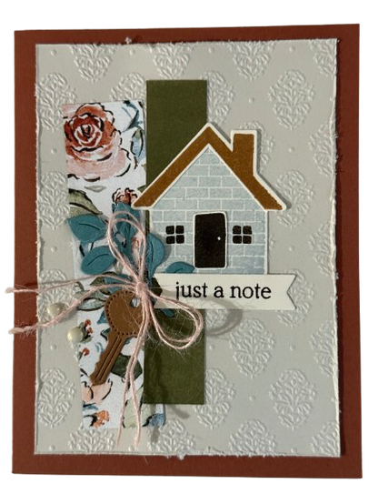 Just a Note - Handmade Card by Anne-Red Barn Collections