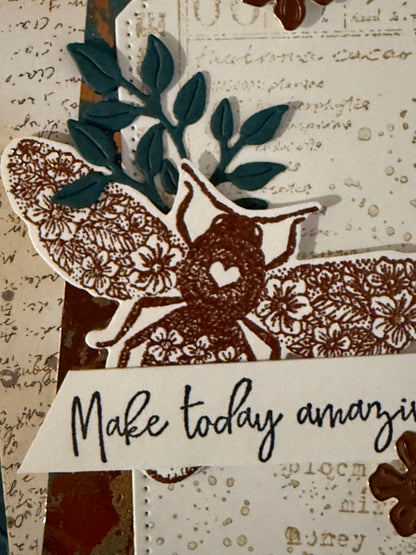 Make Today Amazing - Handmade Card by Anne-Red Barn Collections
