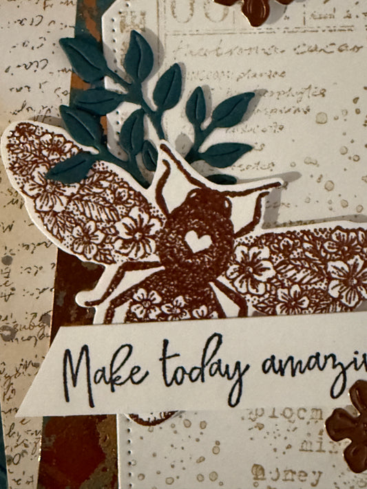 Make Today Amazing - Handmade Card by Anne-Red Barn Collections