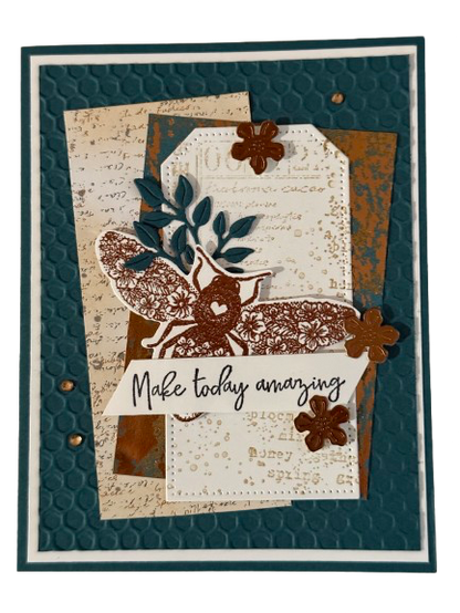 Make Today Amazing - Handmade Card by Anne-Red Barn Collections