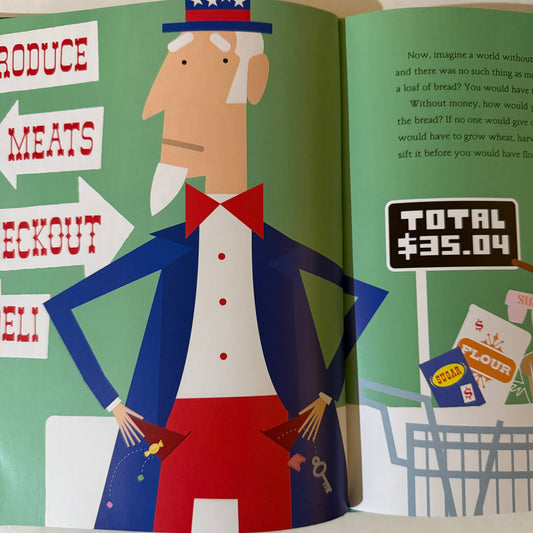 Money Madness Handcrafted Journal | 2009 Vintage Educational Storybook-Red Barn Collections